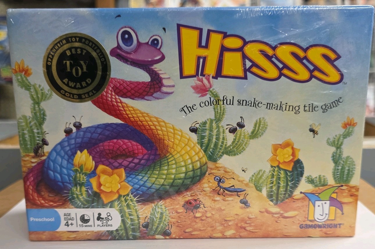 HISSS The Colorful Snake Making Tile Matching Game – sealed – Gamewright