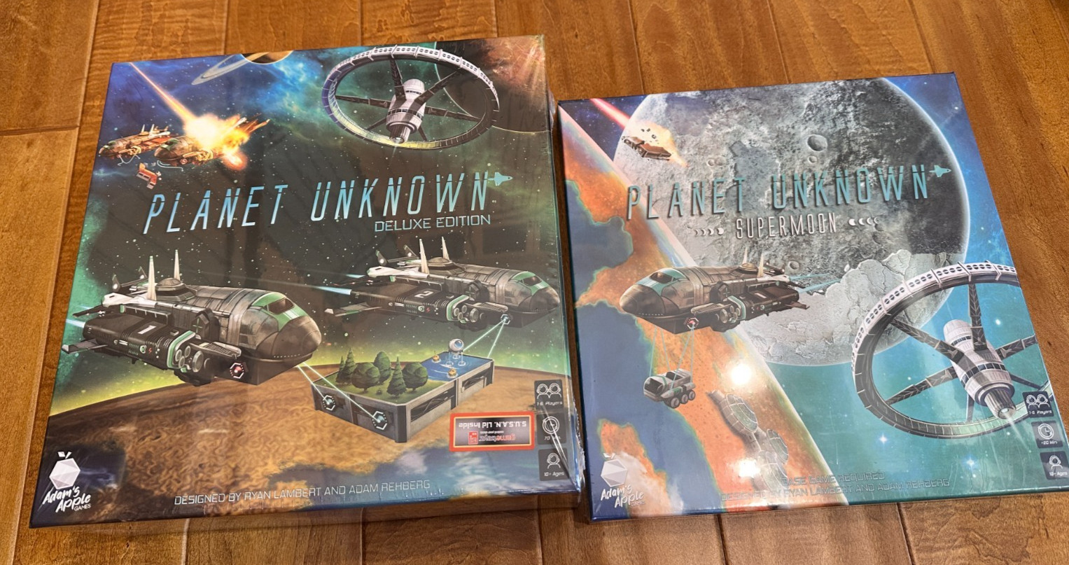 Planet Unknown: Deluxe KICKSTARTER Edition w/ Lid & Supermoon Expansion New IW