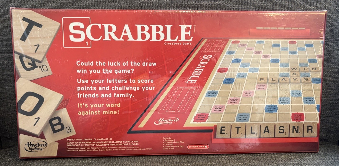 Scrabble Crossword Board Game New Sealed 2013 Hasbro Made In USA A8166