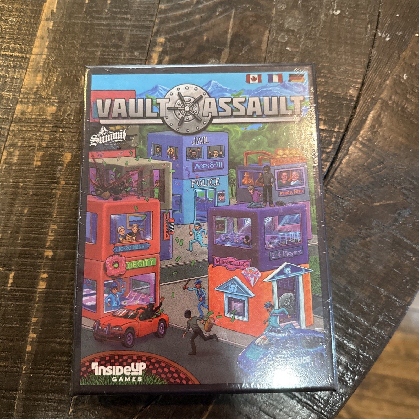 Vault Assault Board Game Inside Up Games 2017 NEW