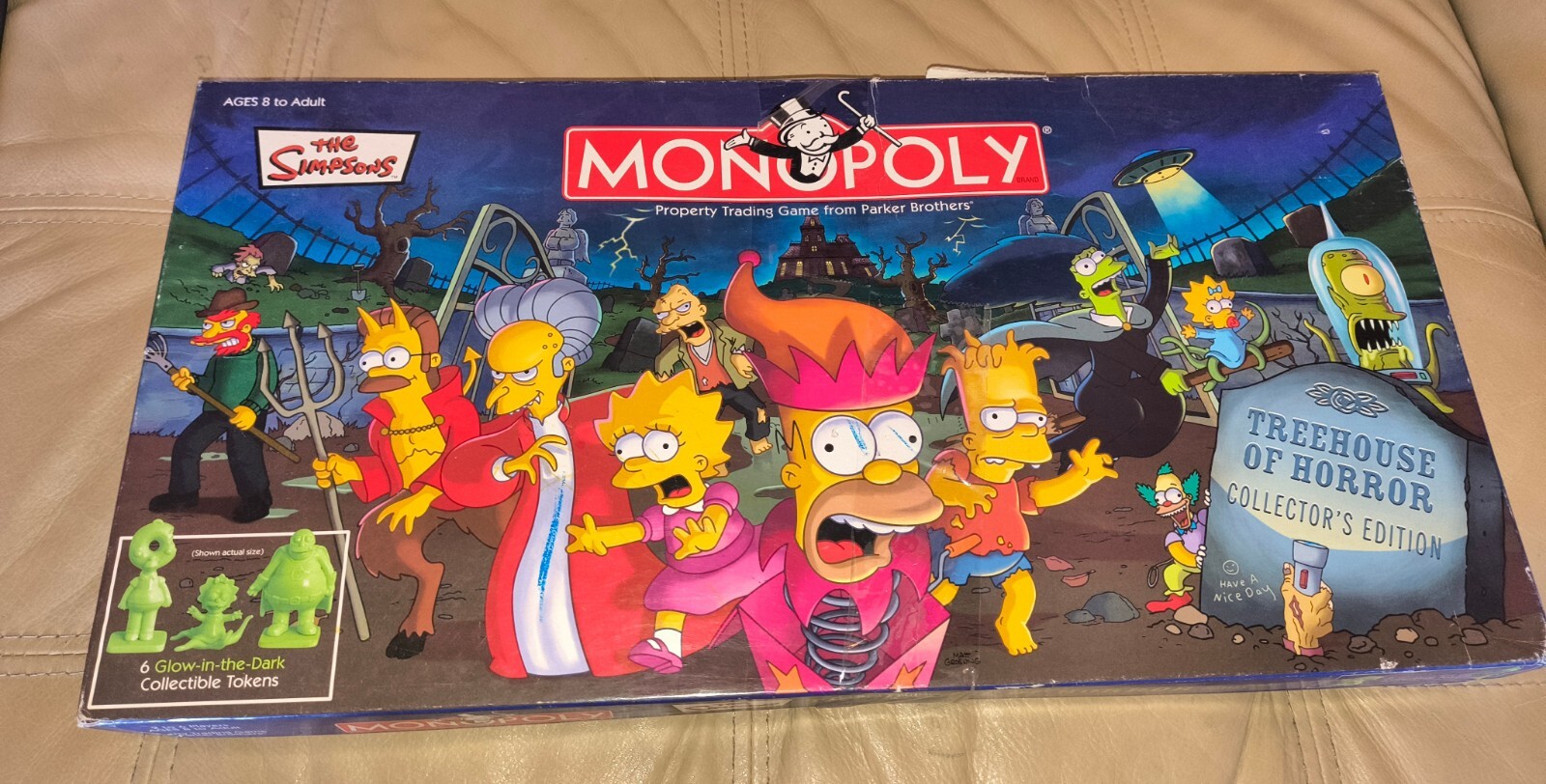 Hasbro Monopoly Simpsons Tree House of Horrors Collectors Edition – Incomplete