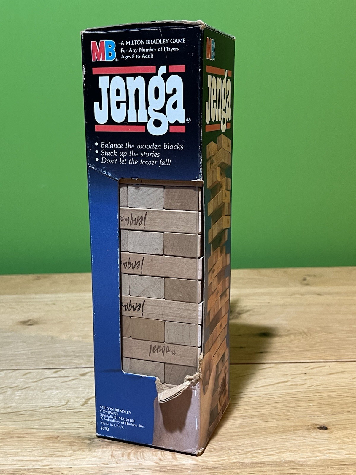 Hasbro Milton Bradley Jenga #4793 1986 Edition
