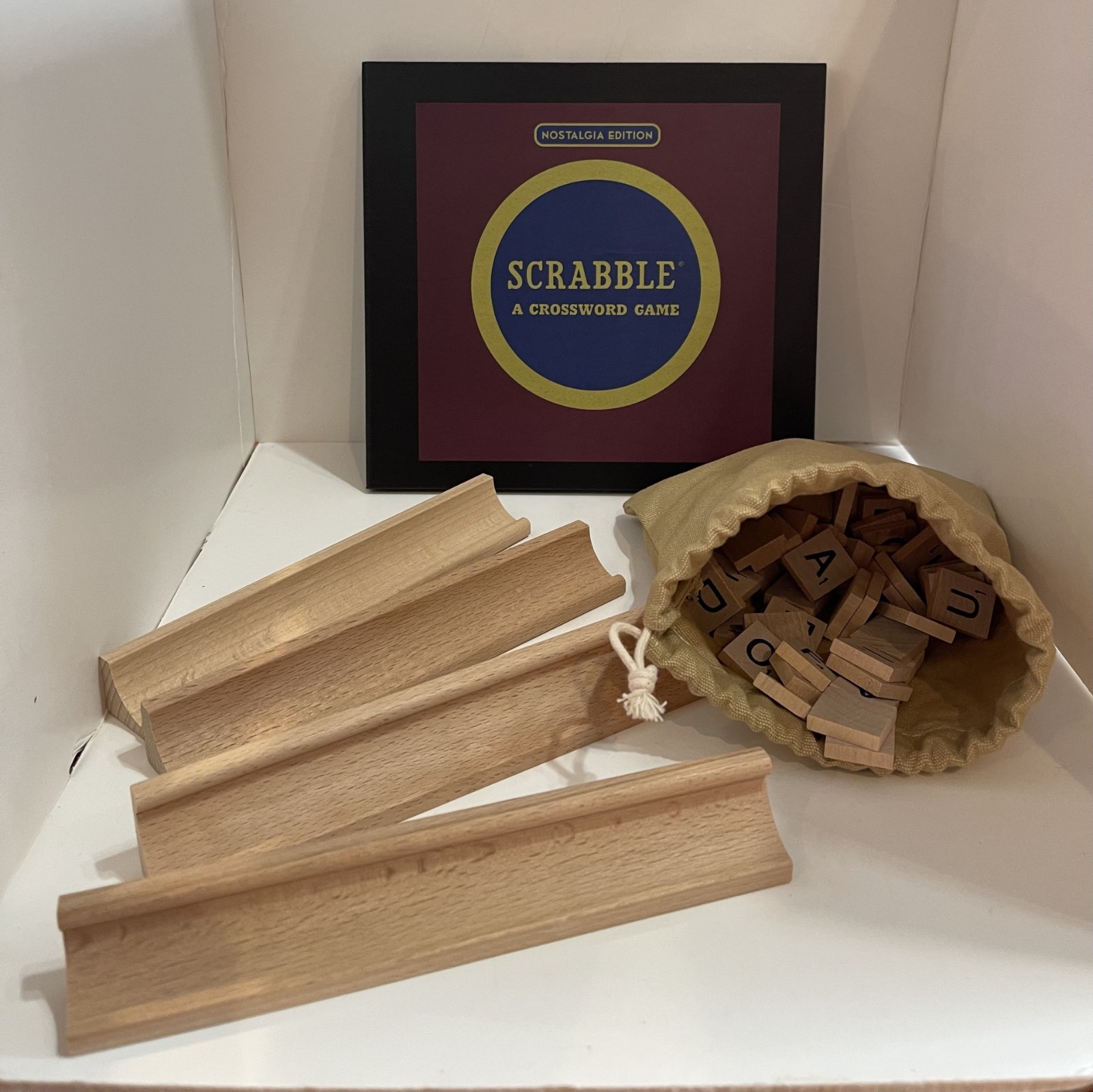 Scrabble Crossword Game Nostalgia Edition from Hasbro in Collector’s Tin EUC