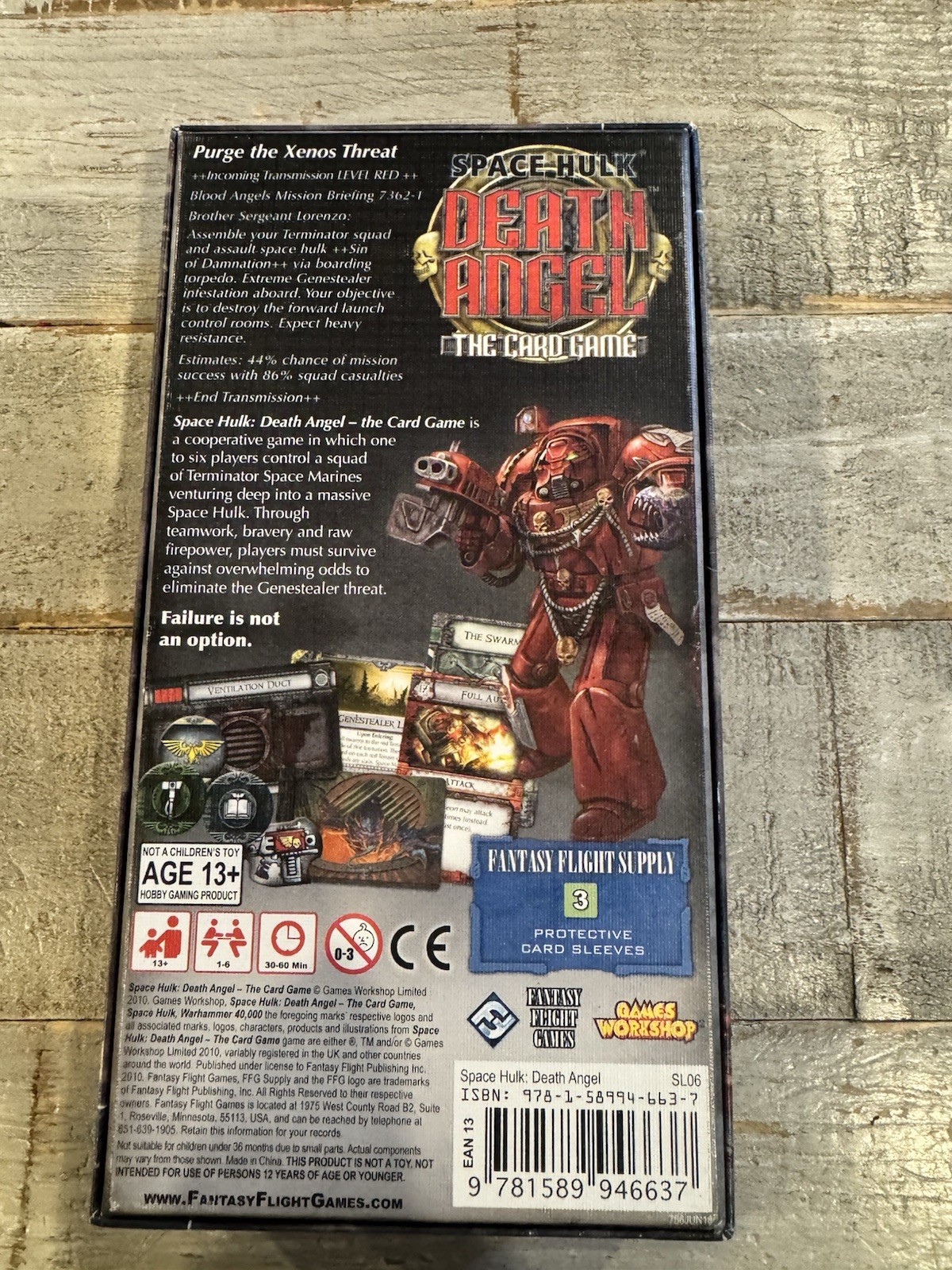 Space Hulk: Death Angel -The Card Game Man vs Alien in the Grim Dark Future
