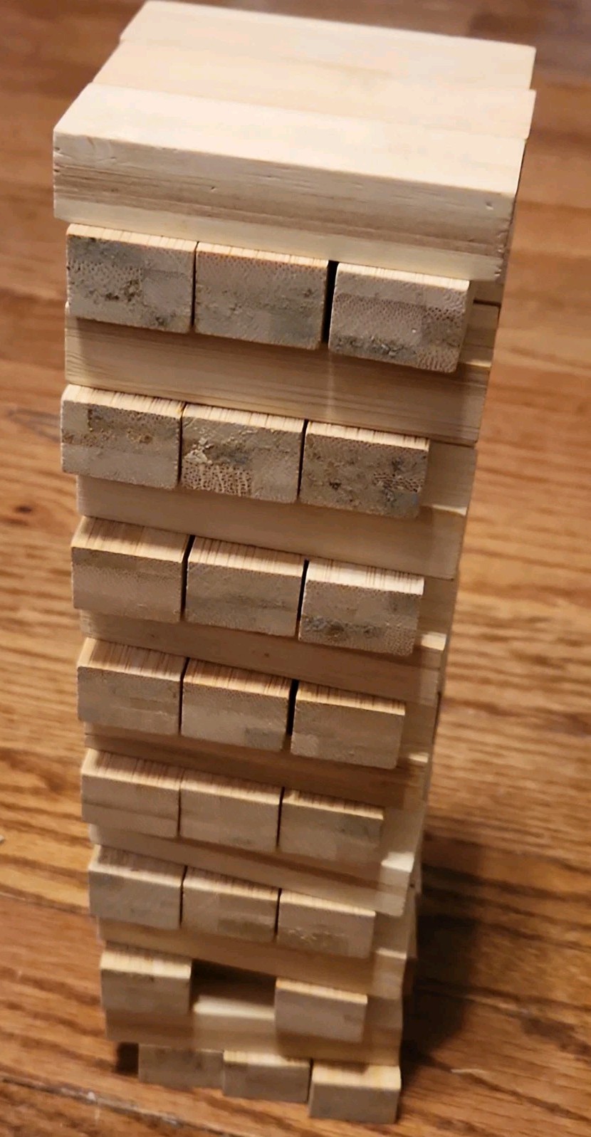 TOYS R US Natural Bamboo Tumbling Tower Recycle Renew Reuse (Jenga like)
