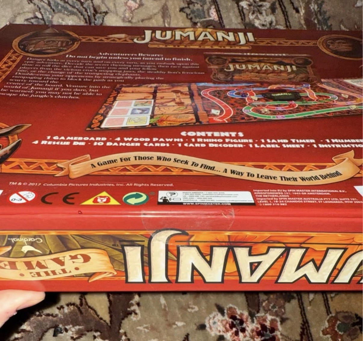Jumanji Board Game New In Box