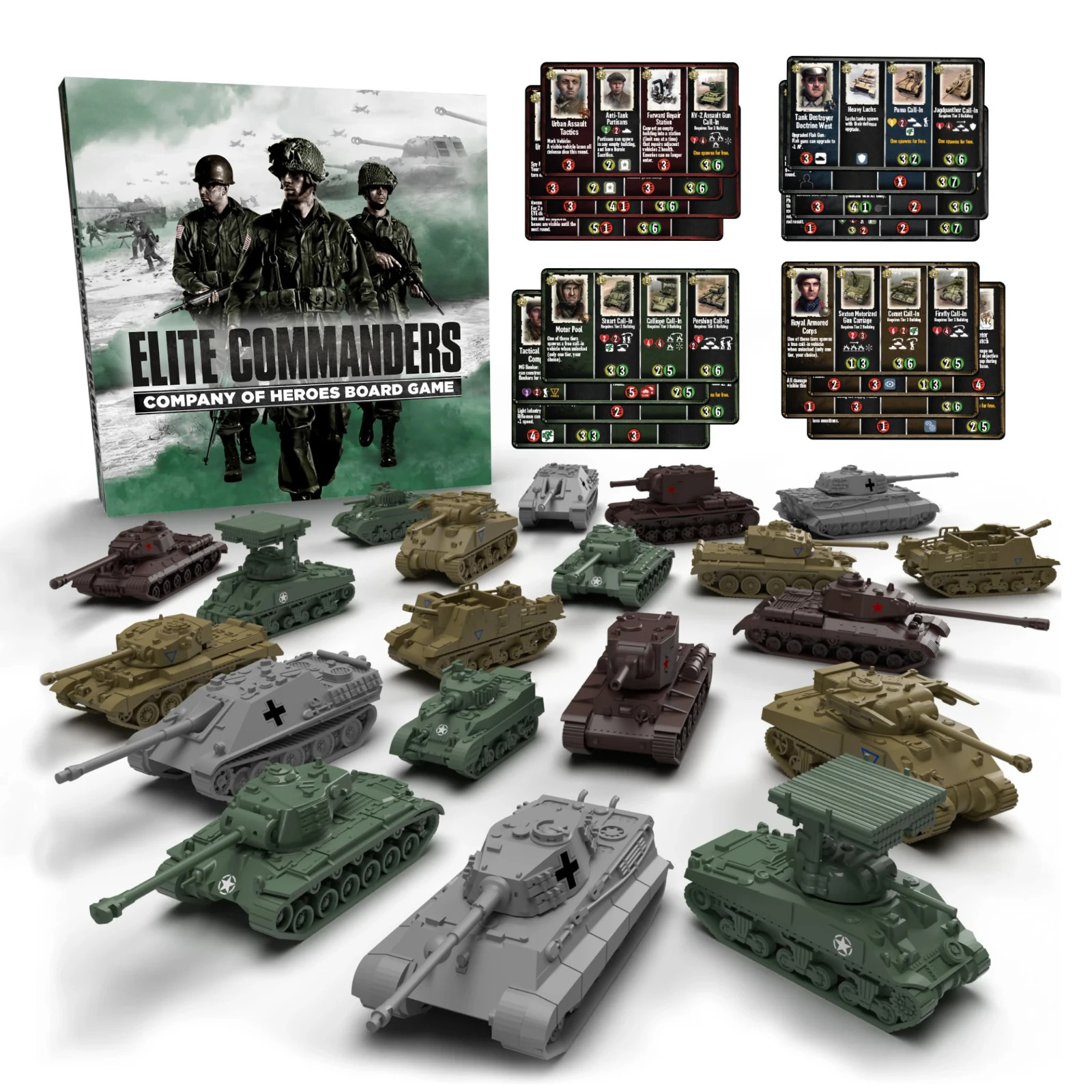 Company of heroes (1st edition)+Terrain Pack 1 + Elite Commanders Bundle