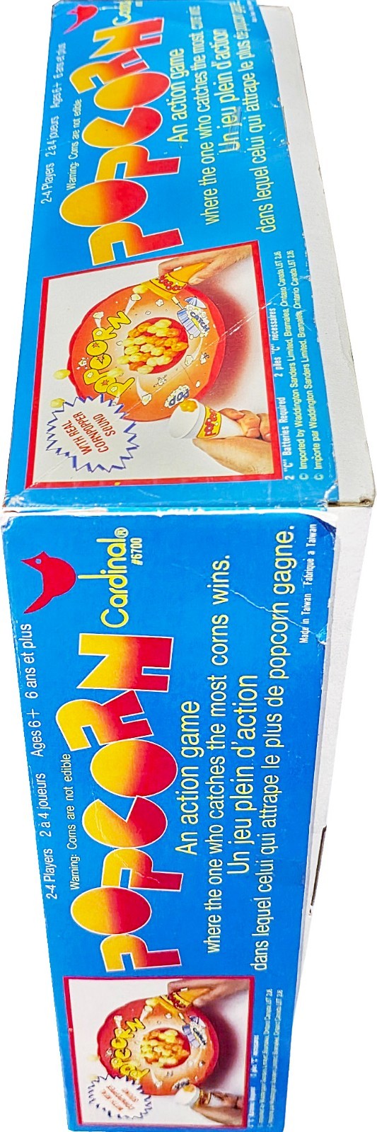 Cardinal Popcorn Game, Vintage 1980s Collectible, New! Mint in Sealed Box! MISB!