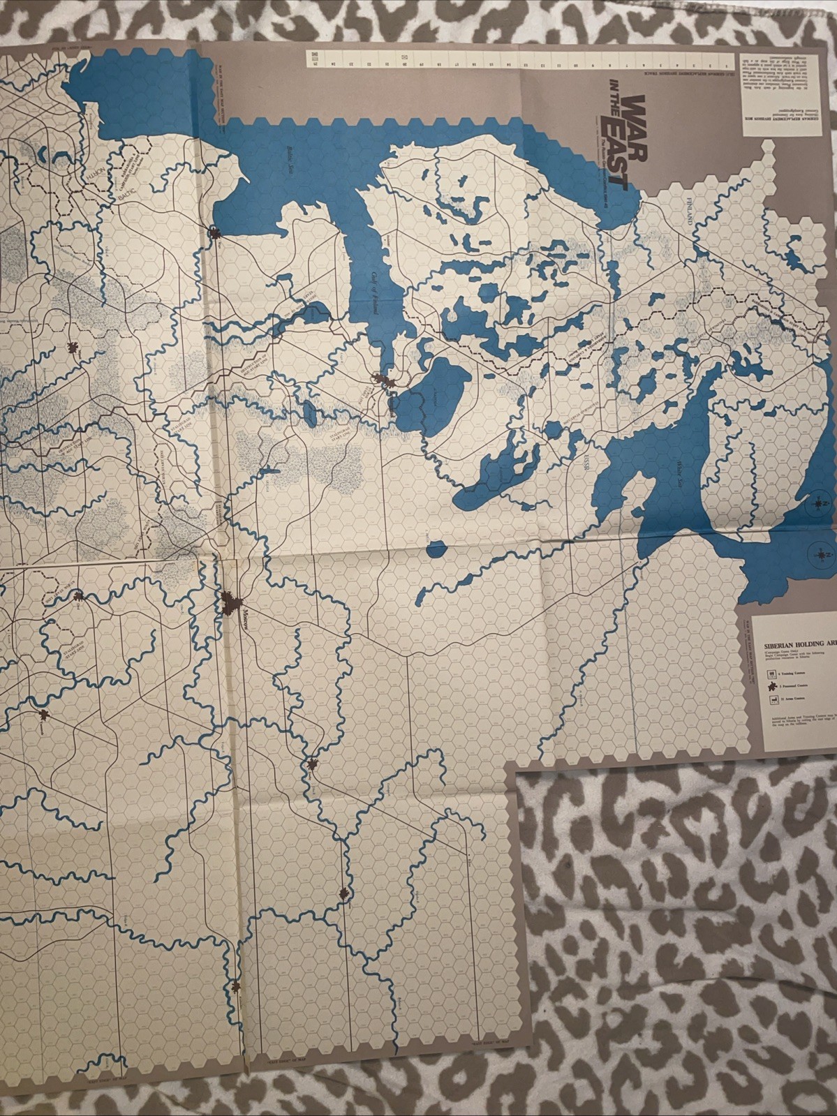 SPI. 1974. War In The East. Punched. VGC. Rare Collectible.