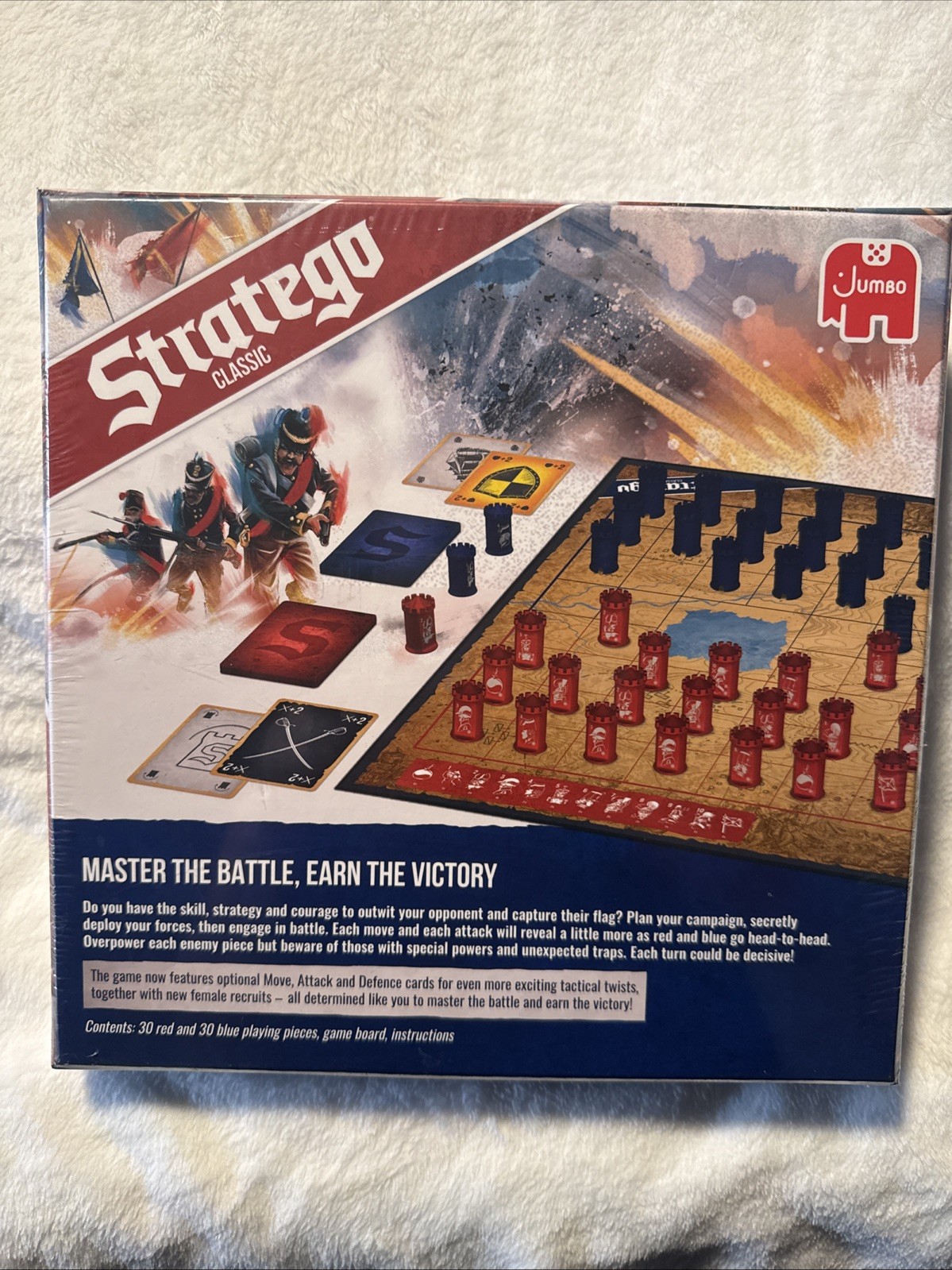 NEW & SEALED! Stratego Classic Board Game War Strategy Game With Battle Cards