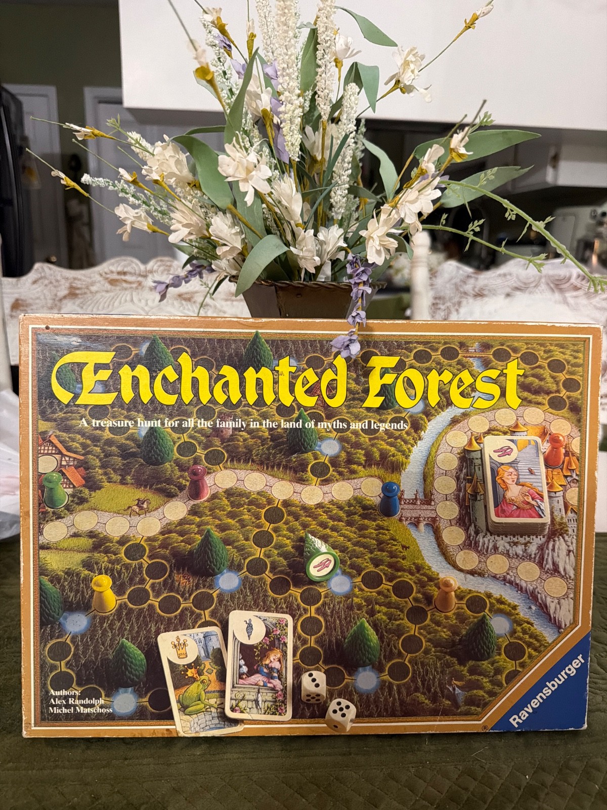Vintage Enchanted Forest Board Game Ravensburger 1982 First Edition Complete