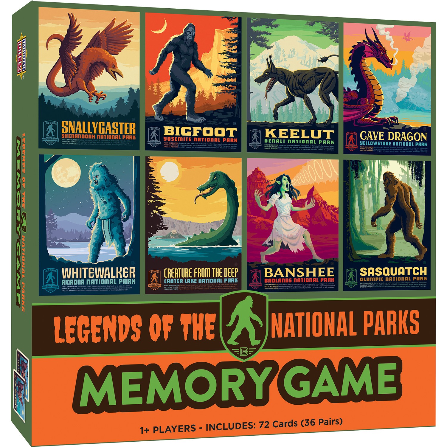 MasterPieces – Legends of the National Parks Memory Game