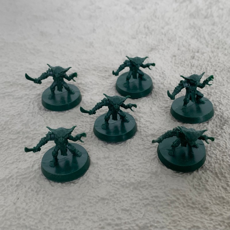 18pcs Goblins Warriors Female Goblins Miniatures Heroquest Board Game Minis DND