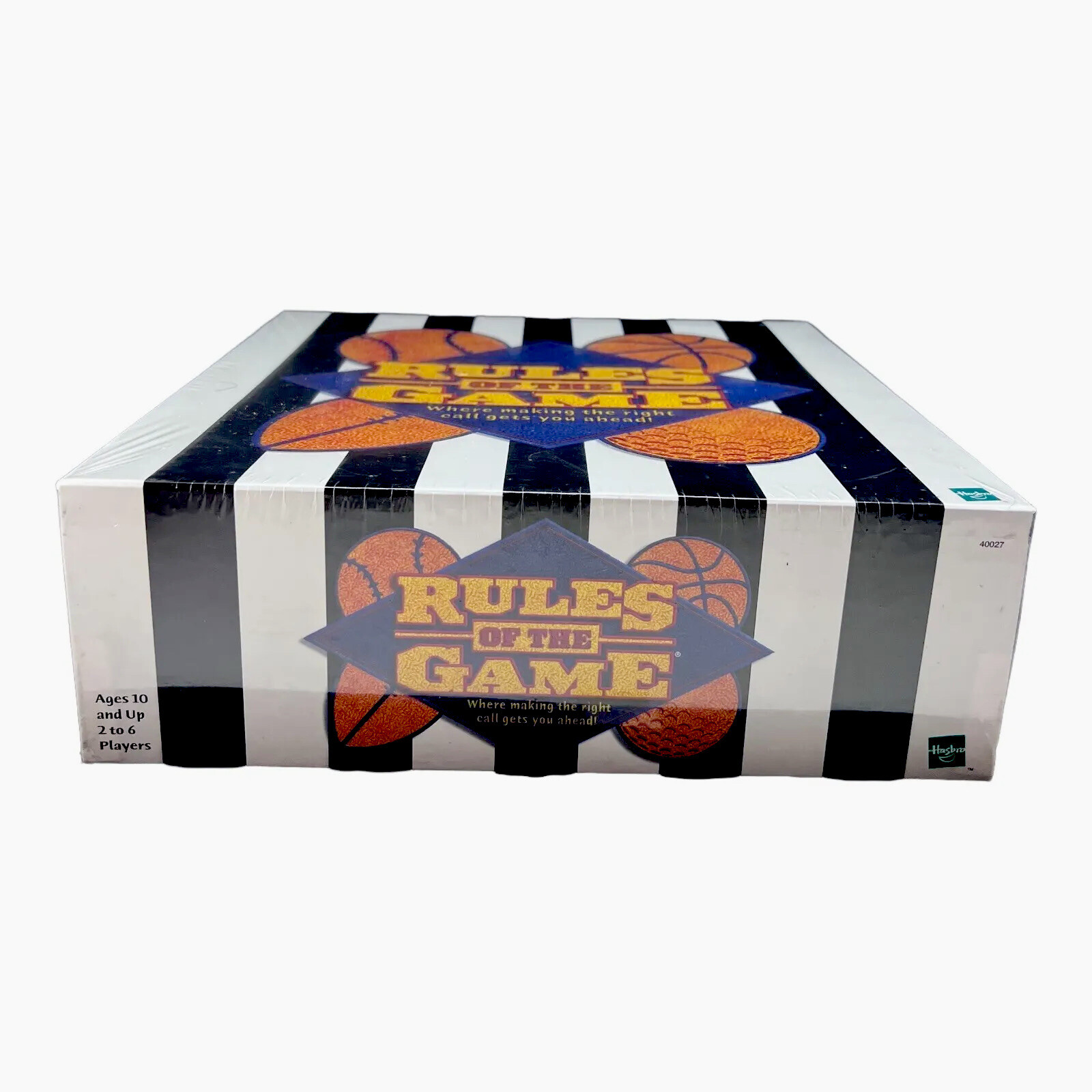 VTG Rules Of The Game Sports Trivia Knowledge Board Game Hasbro 2000 NIB SEALED