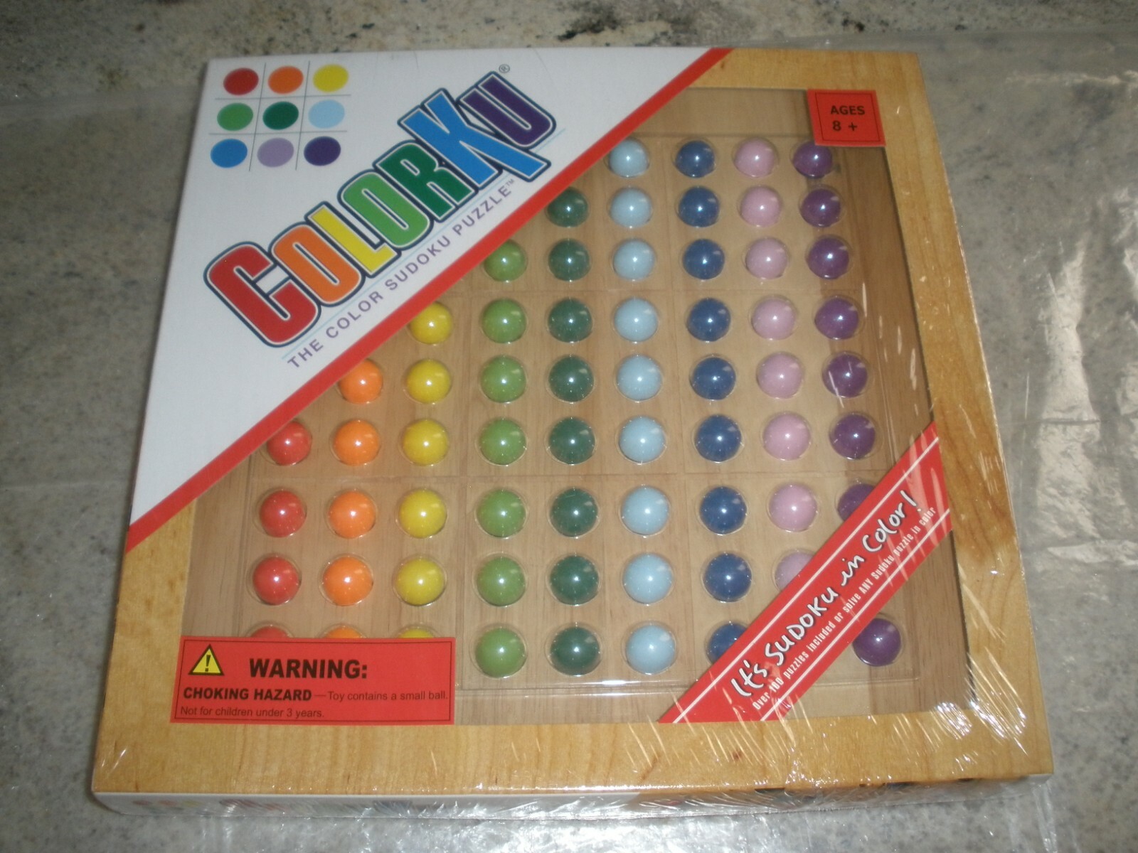 NEW Sealed COLORKU THE COLOR SUDOKU PUZZLE 2006 Wood