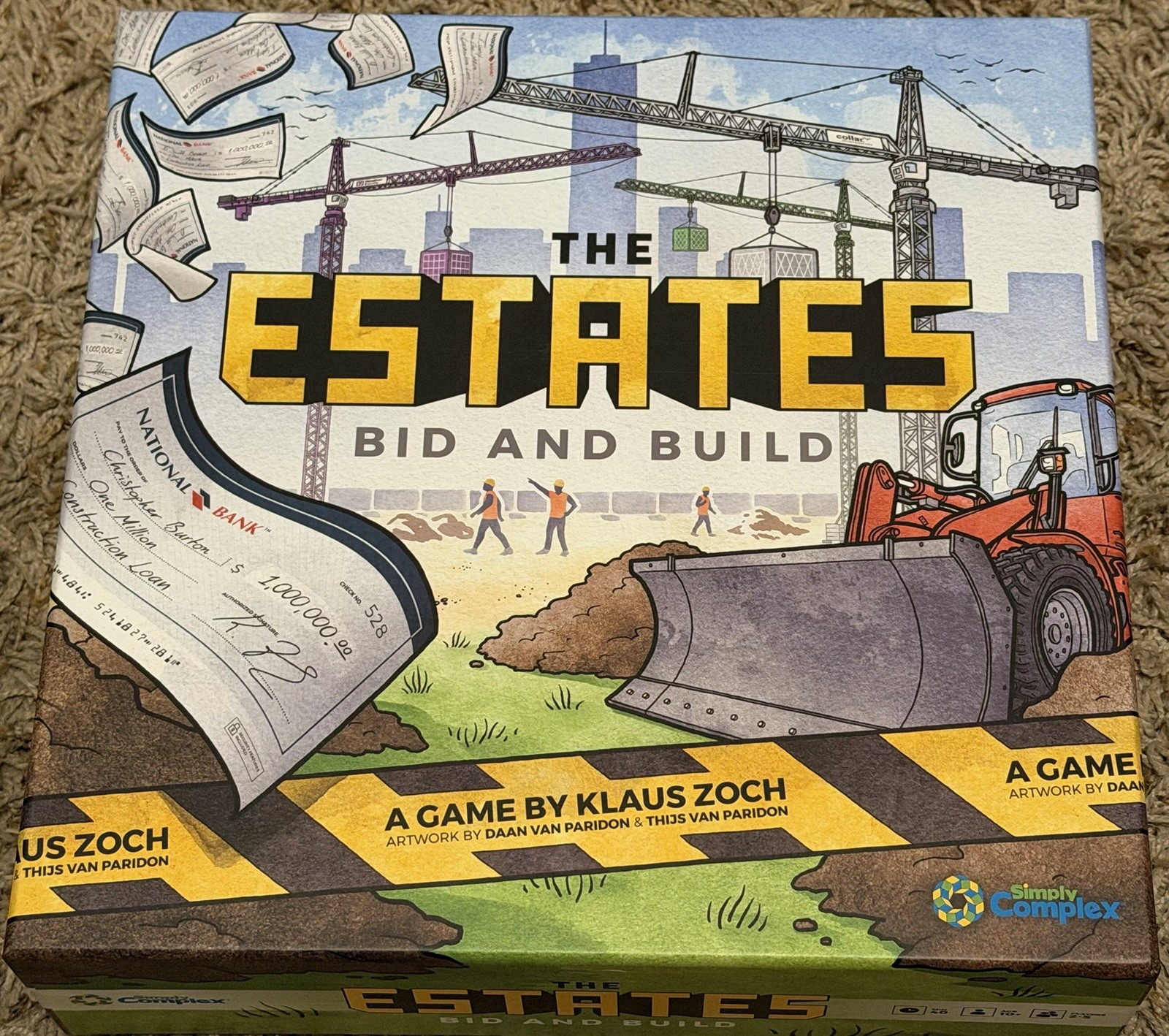 The Estates: Bid & Build Board Game Complete