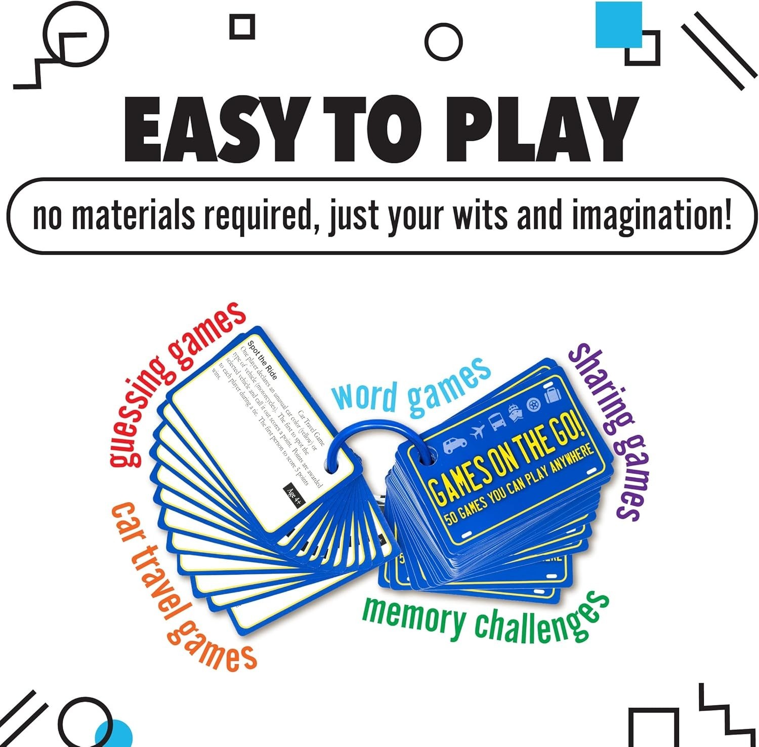 Creative and Portable Games on the Go: 50 Fun Activities for Family Travel