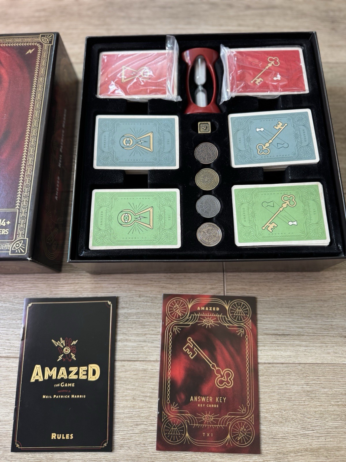 Amazed the Game 100% COMPLETE Theory11 2018 Neil Patrick Harris Puzzles