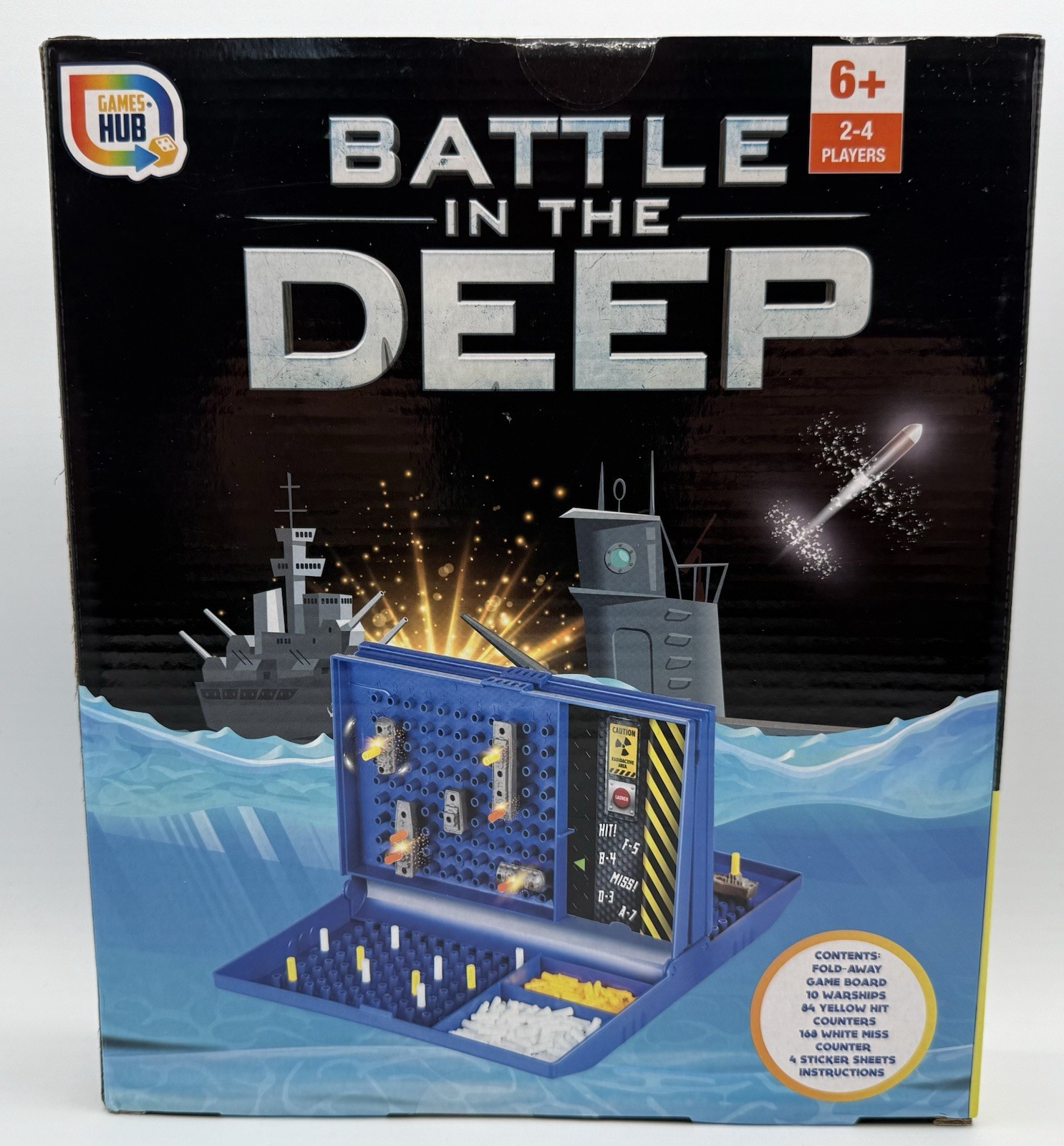 Games Hub: Battle in the Deep – Travel Games – Battleship **NEW**