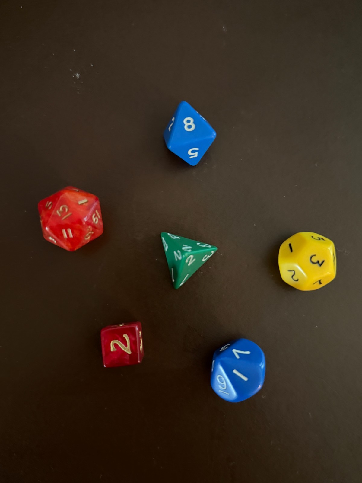 D&D Adventure Game Box Set. Pristine Components. Clean and Unpunched. 6 Dice.
