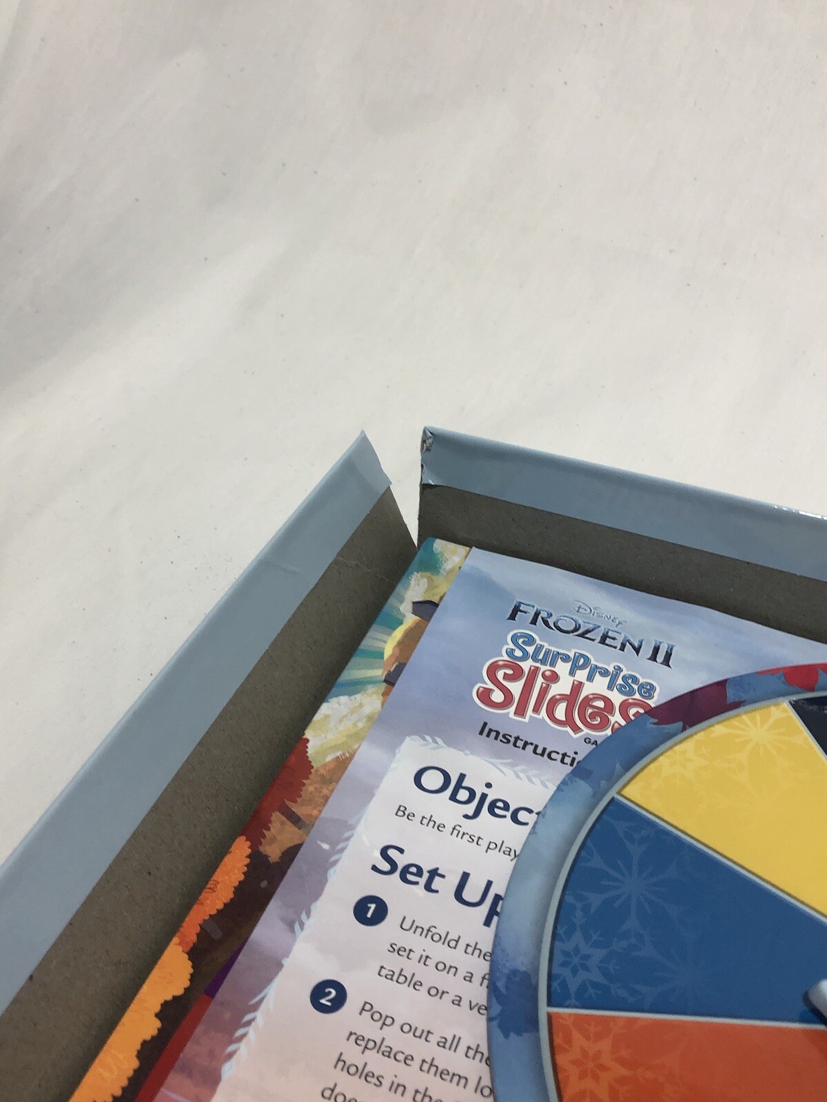 Frozen 2 Surprise Slides Board Game