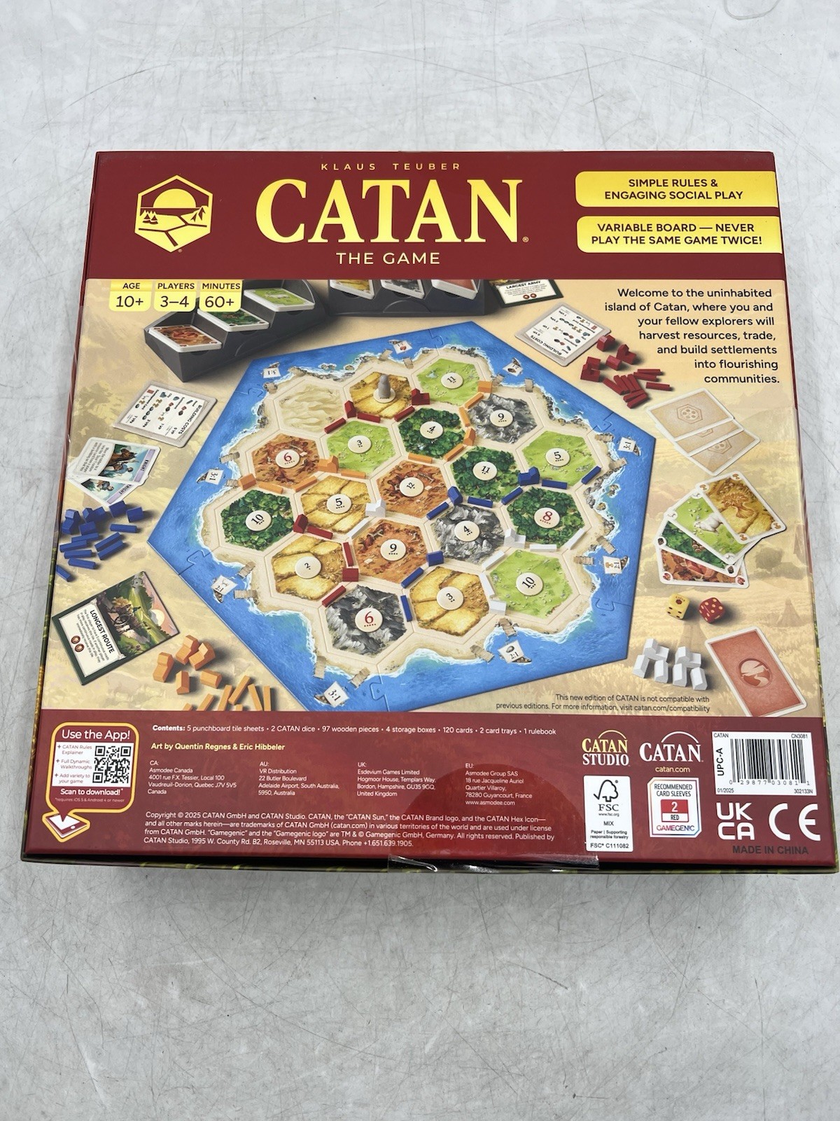 CATAN 6th Edition THE GAME Klaus Teuber 3-4 Players New In Box