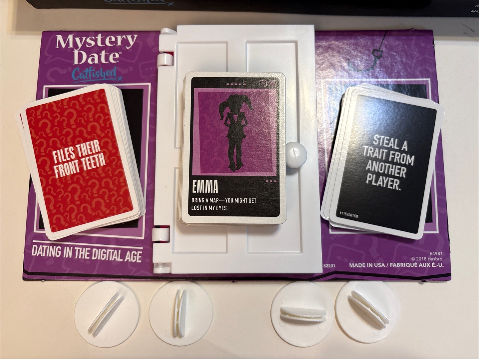 Mystery Date Catfished Board Game Hasbro Adult PREOWNED