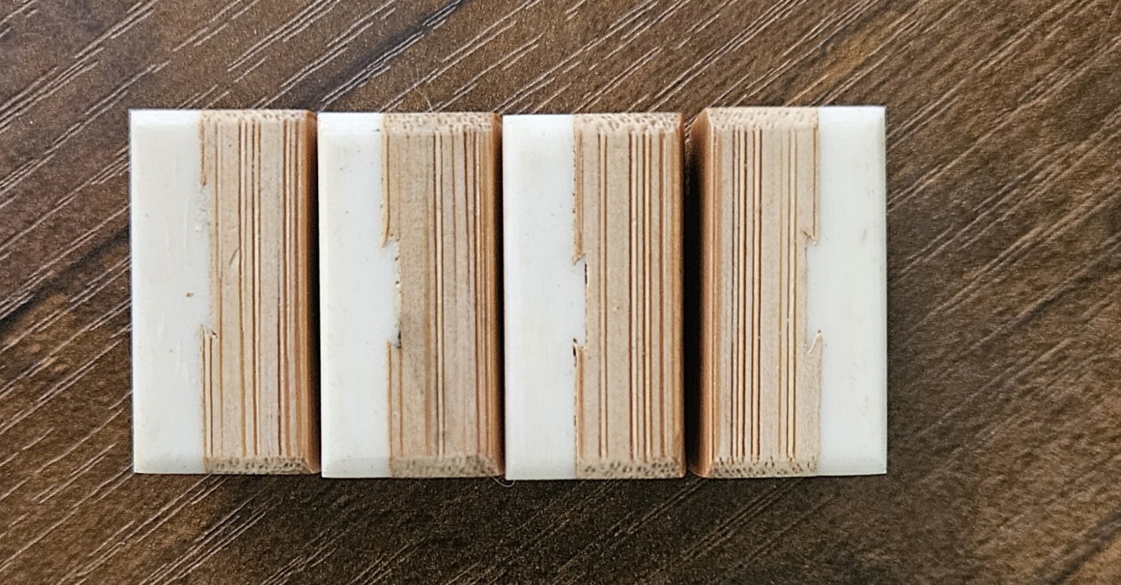 mahjong mahjongg mah jong mah jongg Bone Bamboo 4qty Tiles