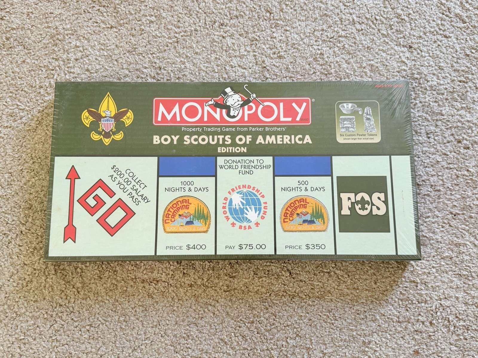 2004 Boys Scouts of America 95th Anniversary Edition Monopoly Sealed NIB