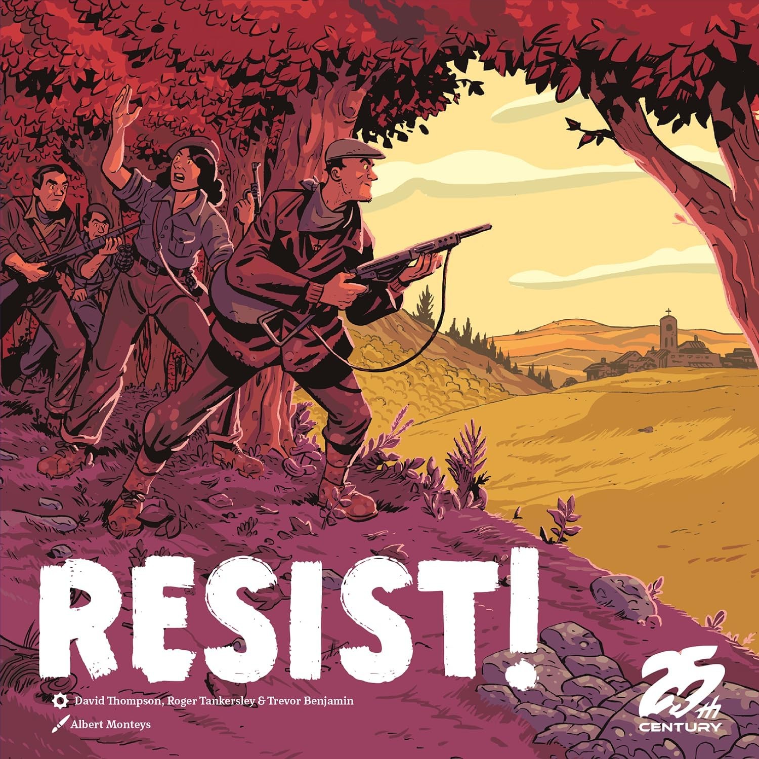 Resist Ages 10 Solitaire Strategy Card Game Spanish Maquis Resistance with