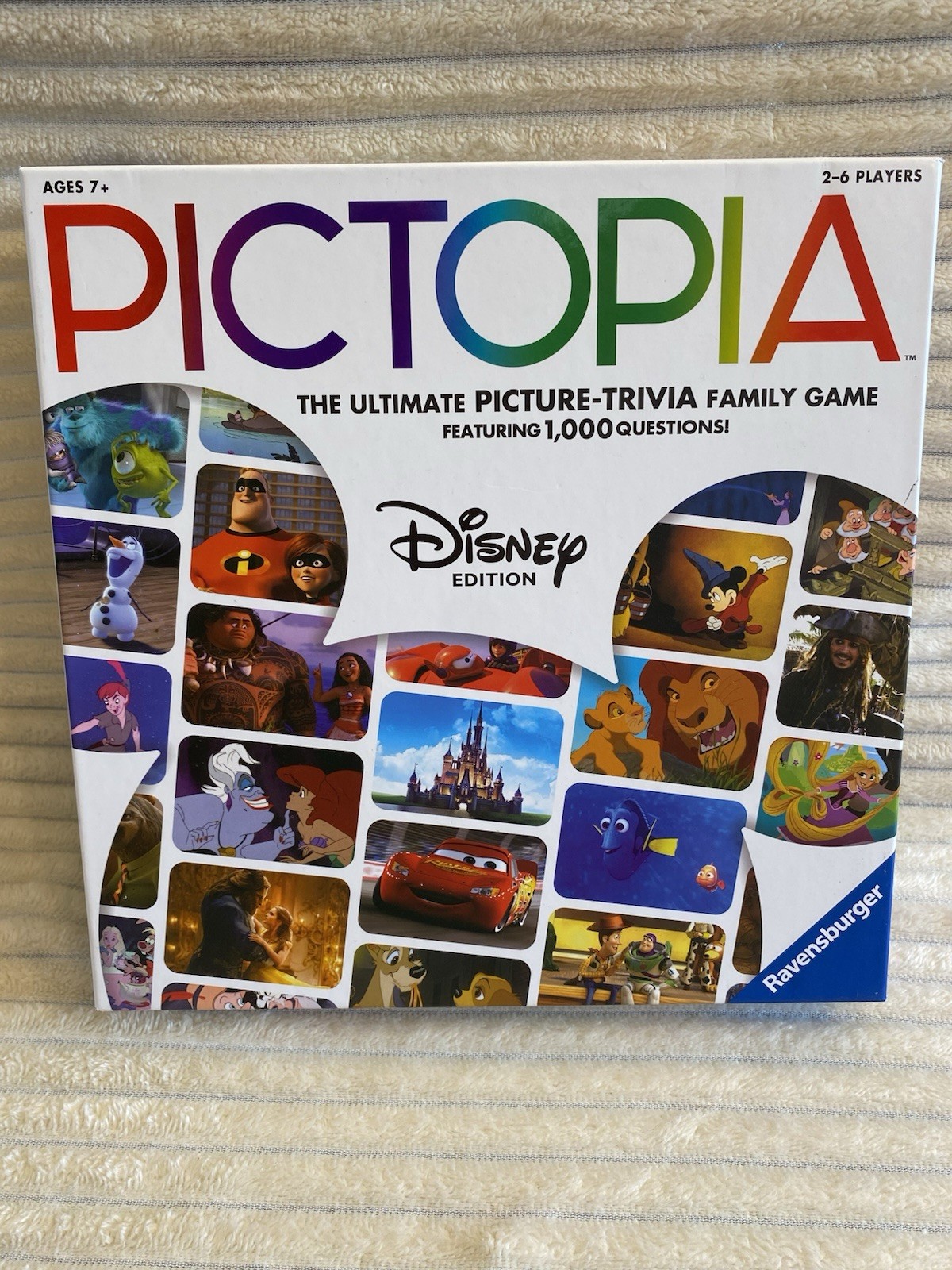 Disney Pictopia Trivia Board Game Disney Edition New Sealed Ravensburger