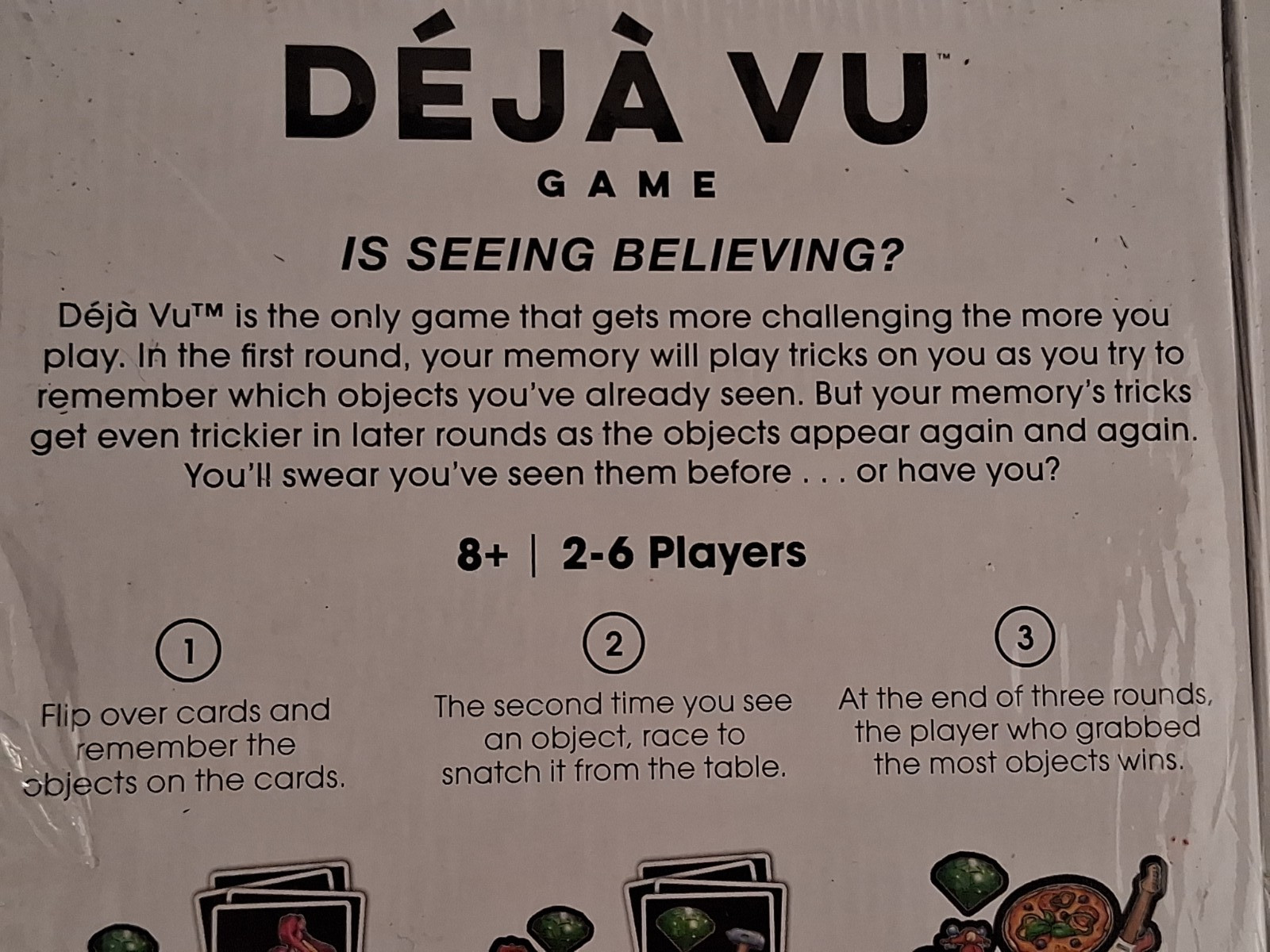Amigo DEJA VU Game: Is Seeing Believing? Ages 8+, 2-6 Players / Factory Sealed