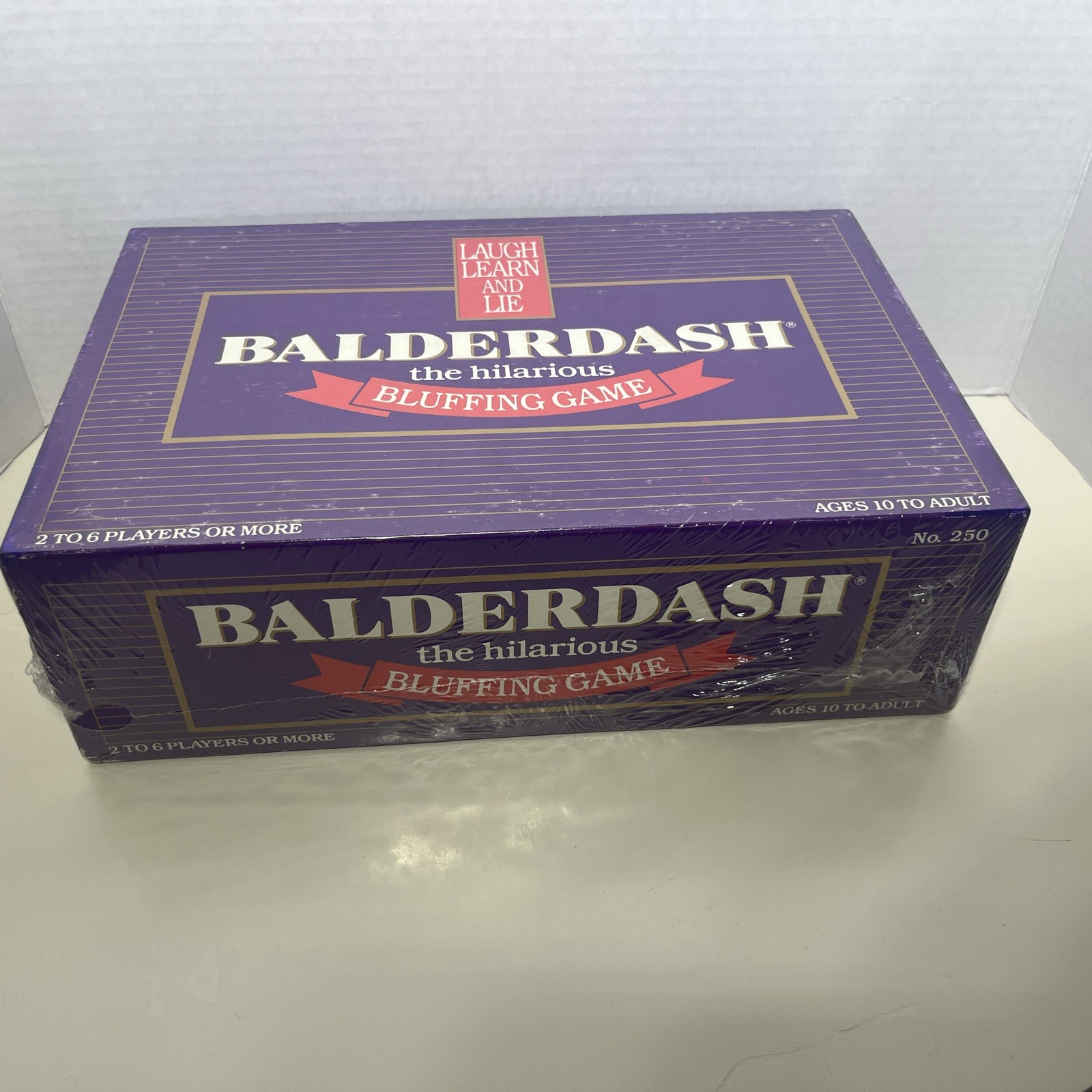 BALDERDASH The Hilarious Bluffing Board Game Vintage 1984 BRAND NEW/SEALED