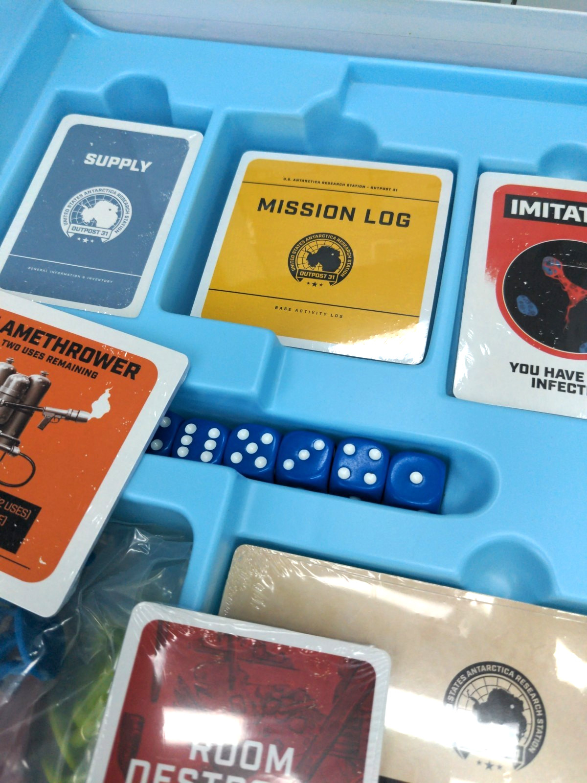 The Thing Infection at Outpost 31 – Mondo Games Open Box Components Sealed