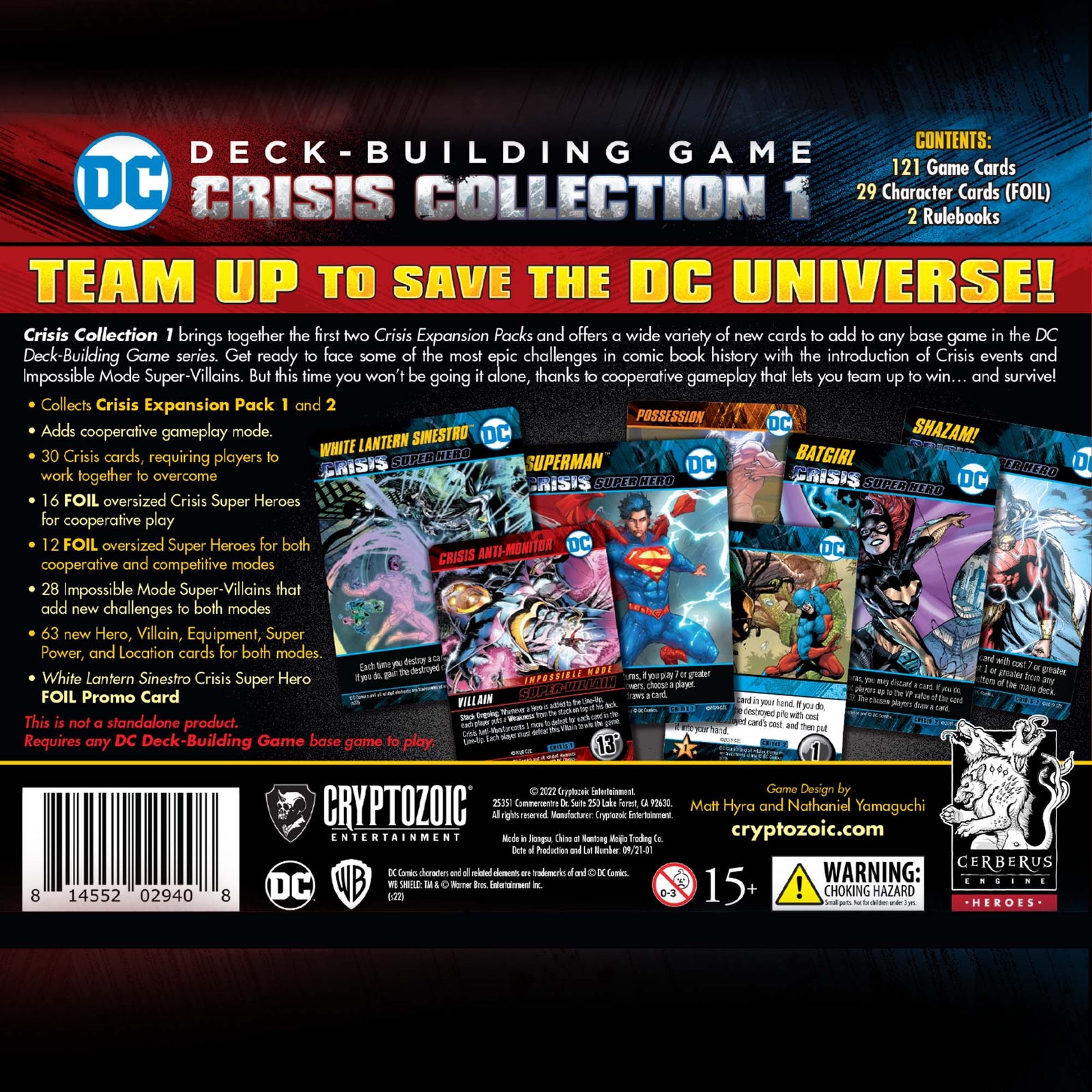 DC Deck-Building Game: Crisis Collection 1 – NEW & UNOPENED