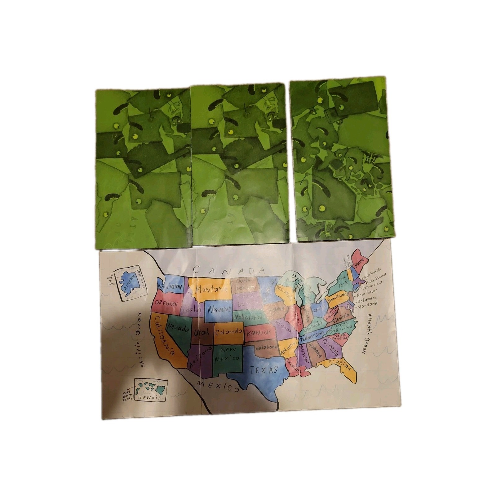 Scrambled States of America Game Geography 100% Complete Nice Condition