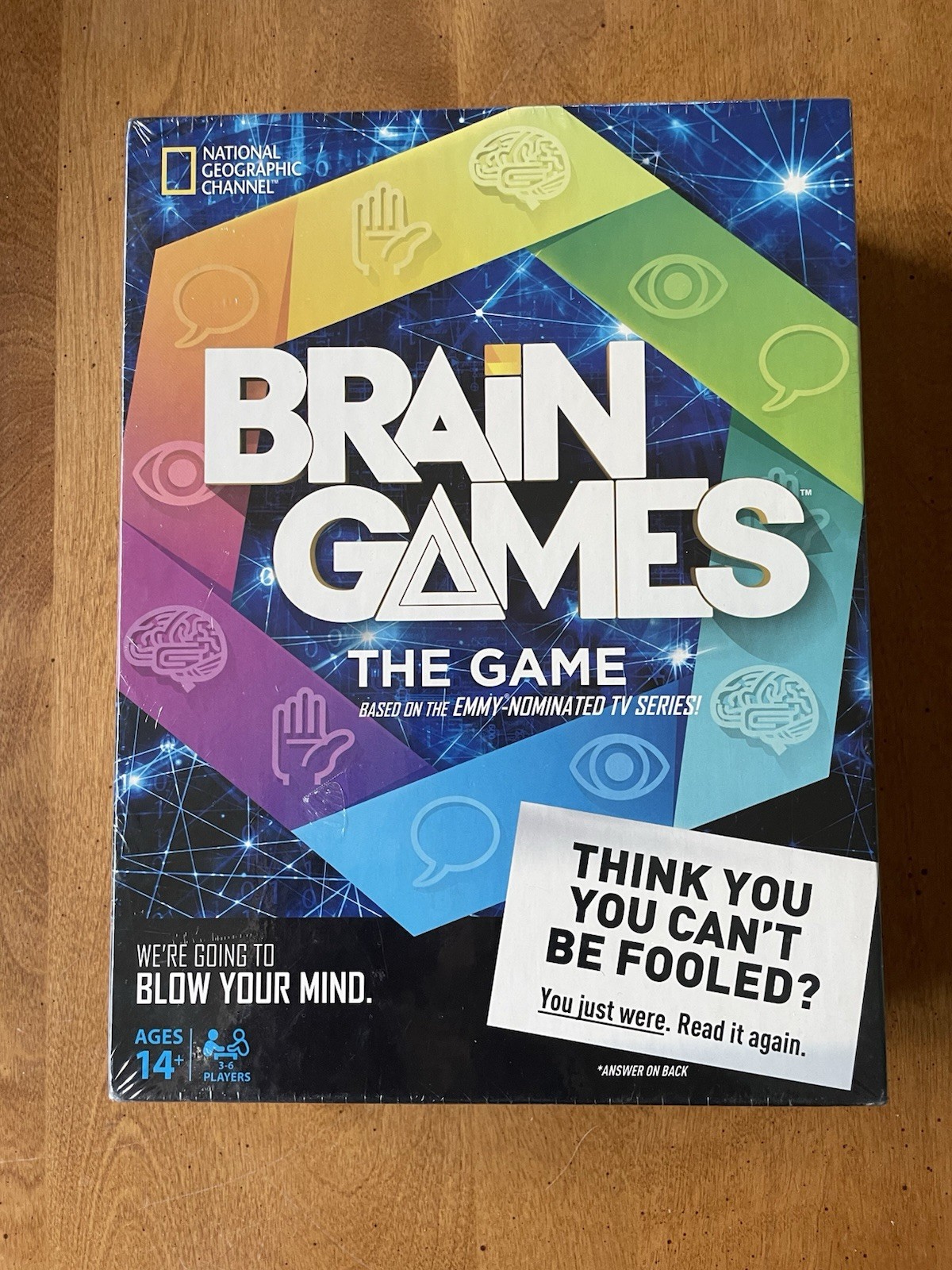 Brain Games: The Game • National Geographic Channel • New / Sealed! Ages 14+
