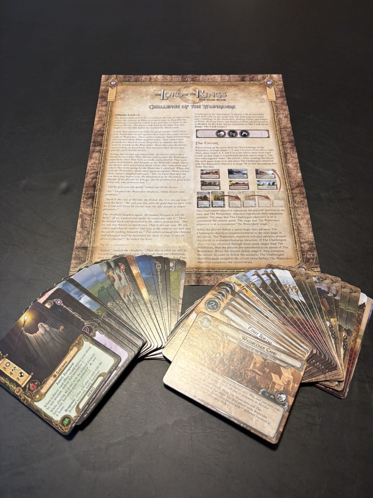 Lord of the Rings LCG – Complete Vengeance of Mordor Cycle, Expansion + 6 APs