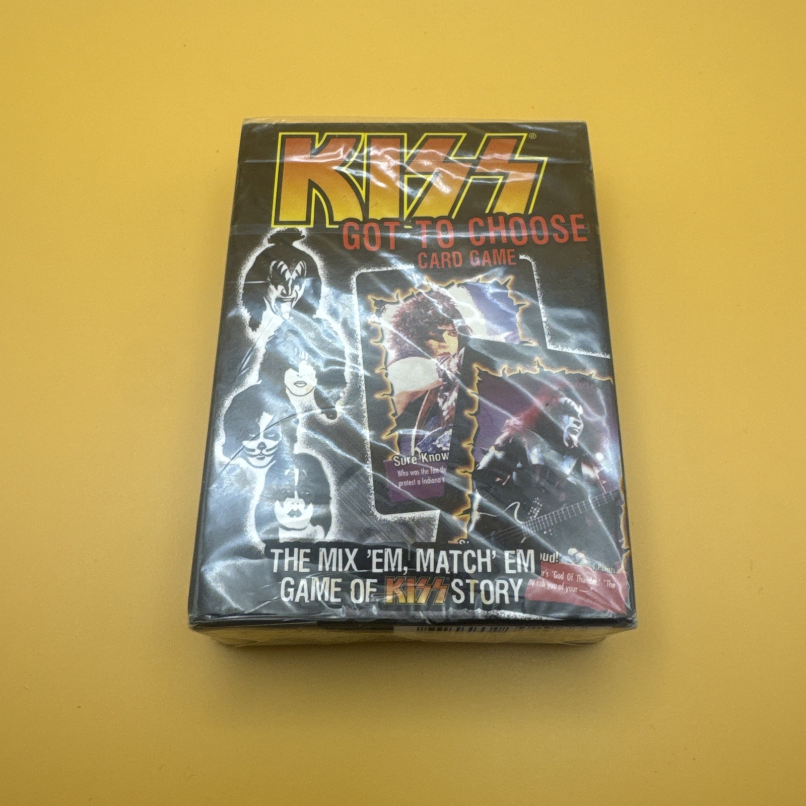 KISS Got To Choose Mix ’Em Match ’Em Card Game 2006 Sealed Rare Collectible
