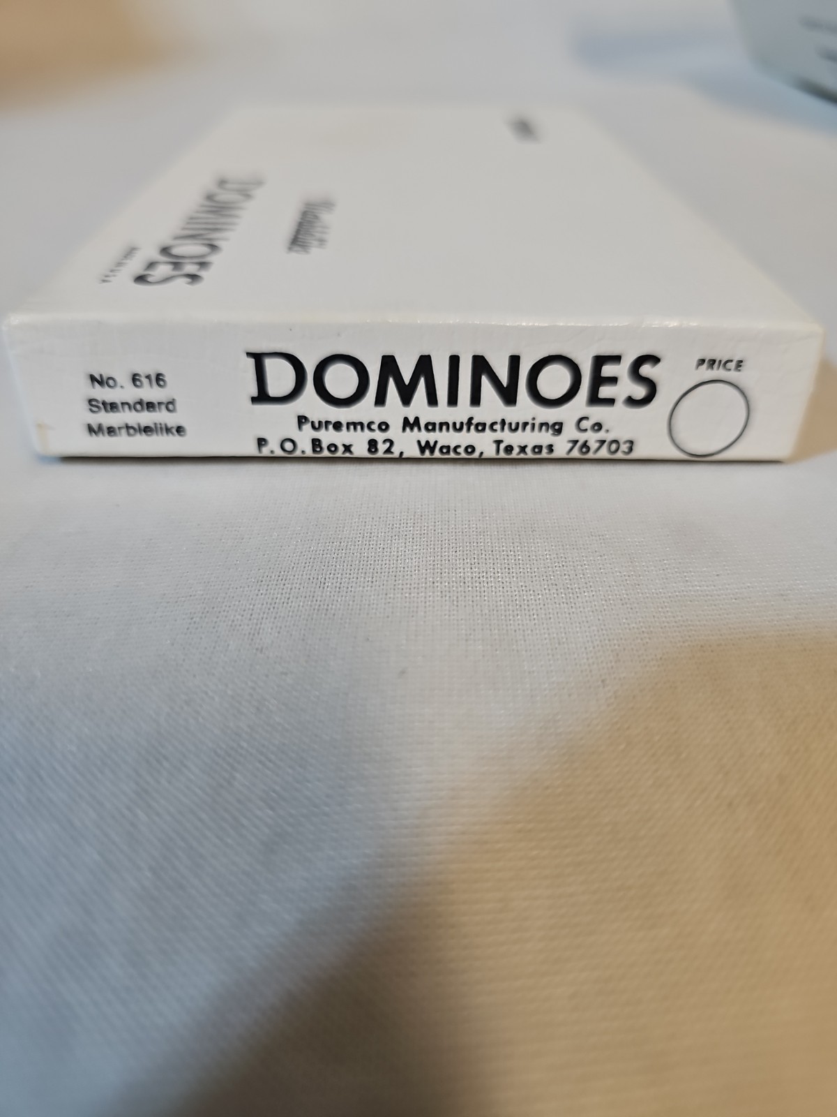 Vintage Puremco #616 Kelly Green Marblelike Dominoes Standard Double 6 Set w/Box