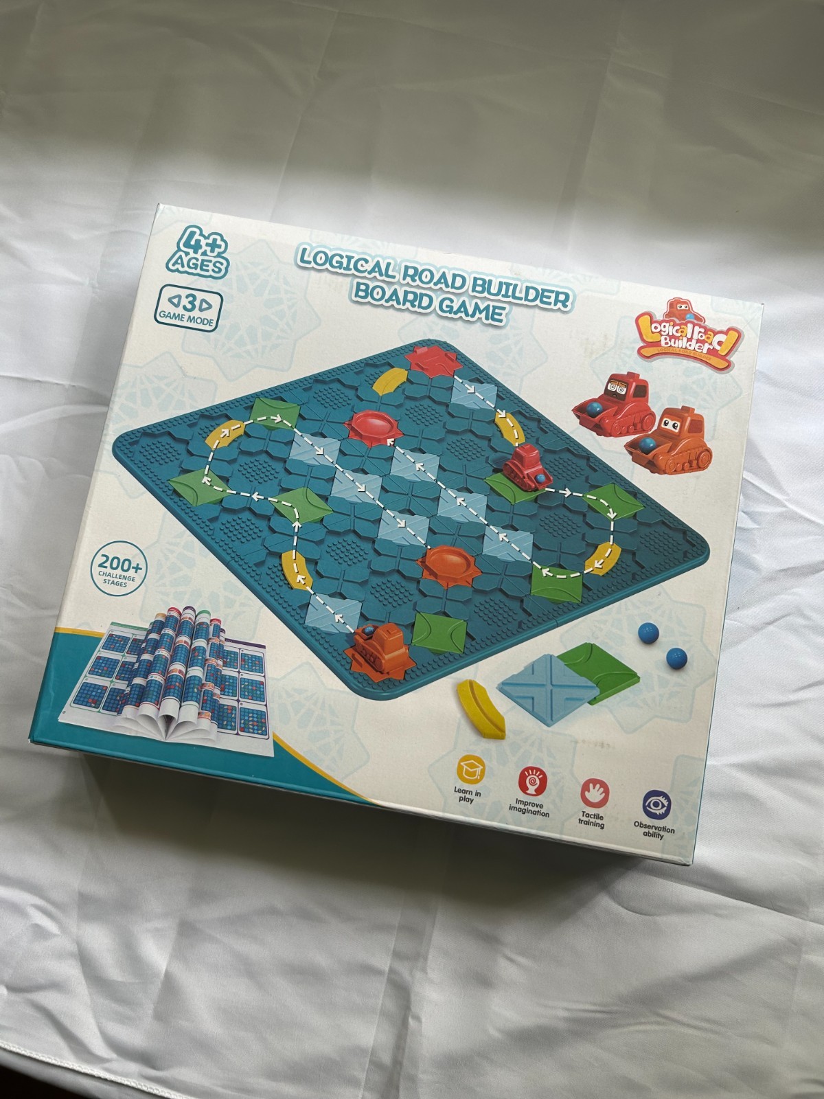 Logical Road Builder Board Game Kids Board Game Ages 4+ Learn In Play