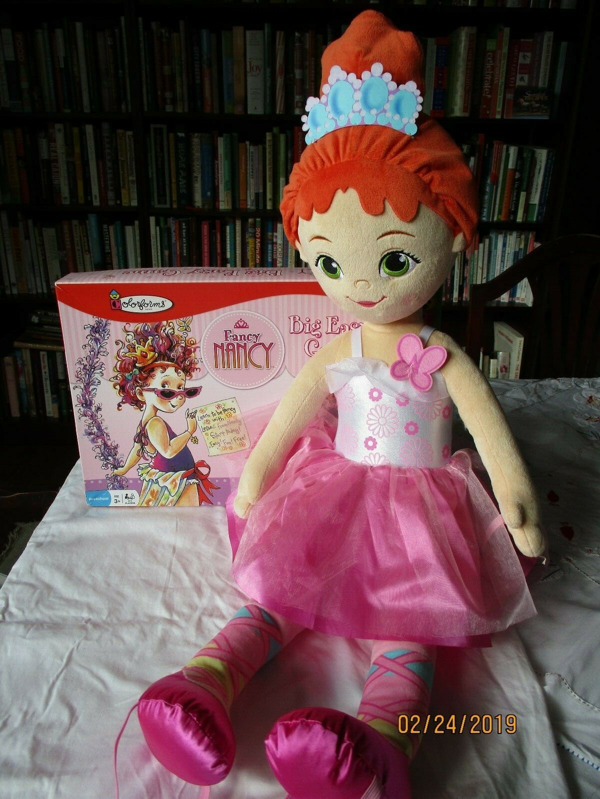 Fancy Nancy Big Easy Game by Colorforms & Dance with me Ballerina doll