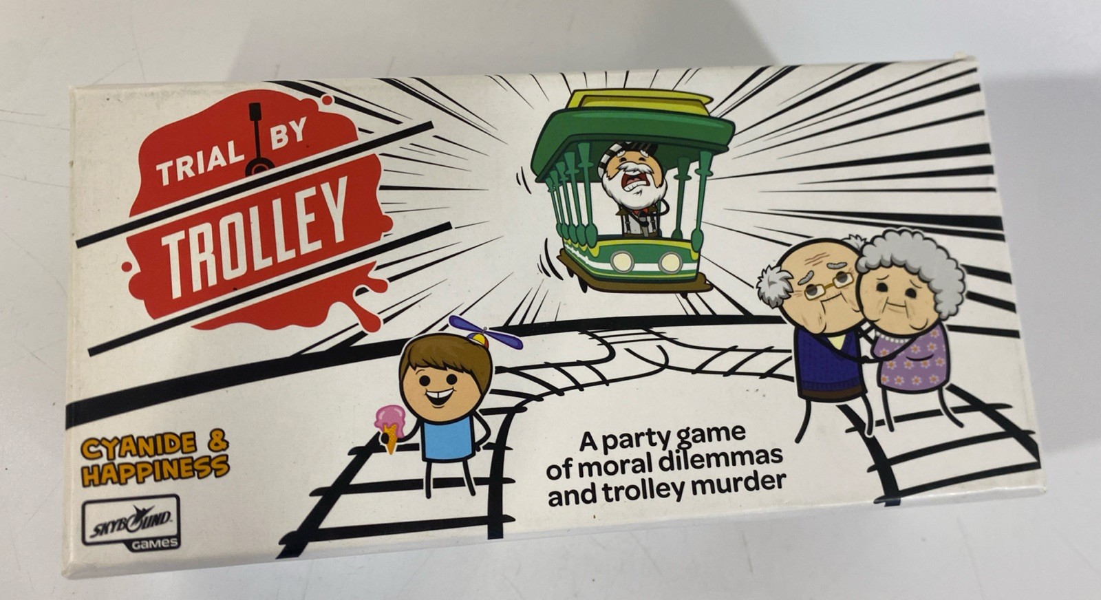 Skybound Trial by Trolley Moral Dilemma and Murder Party Game – SKY4214