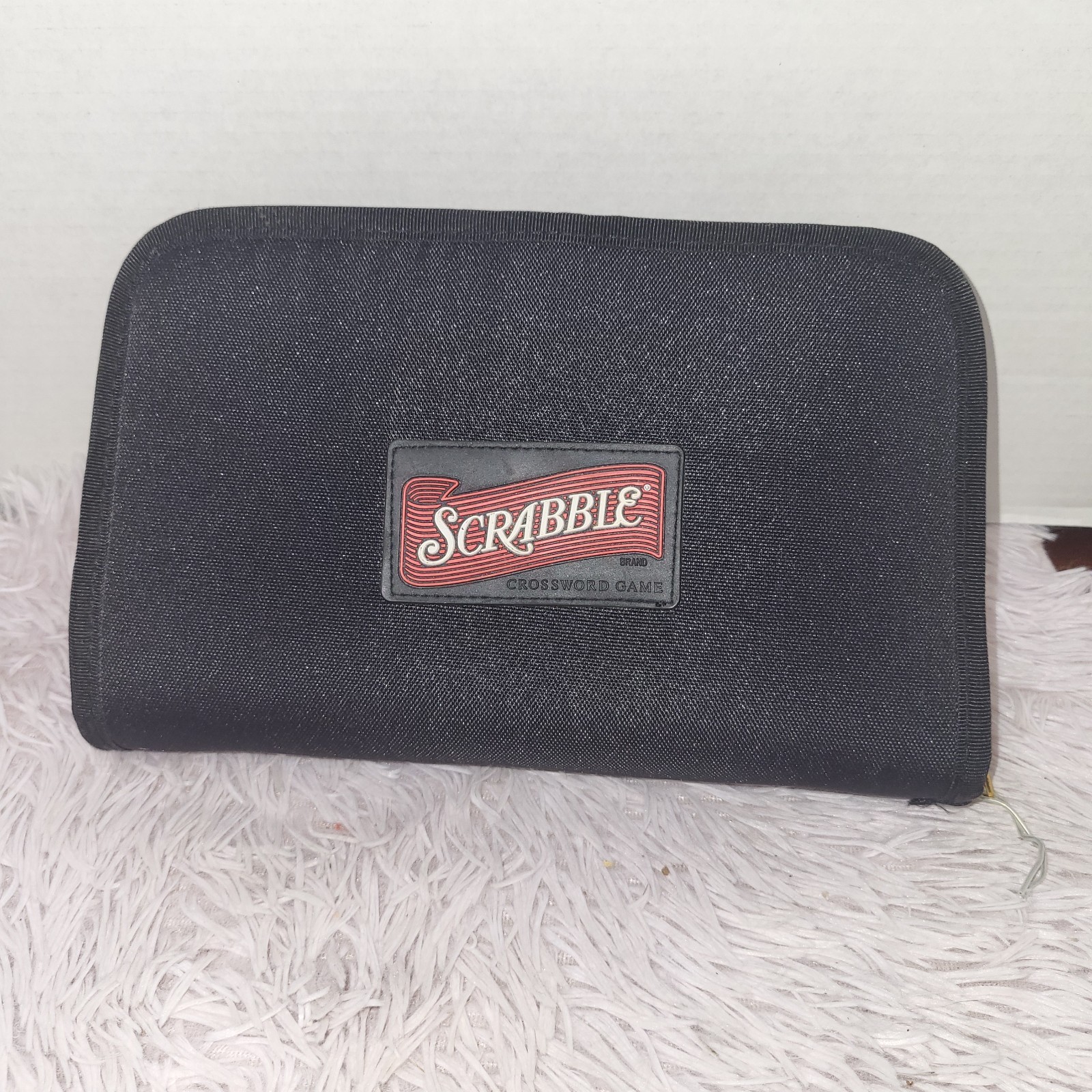 Scrabble Crossword Game Travel Folio Edition Zipped Case 2001 Complete Hasbro