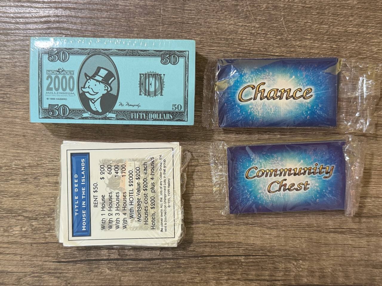 Monopoly 2000 Millennium Board Game Parker Brothers Hasbro Read LV