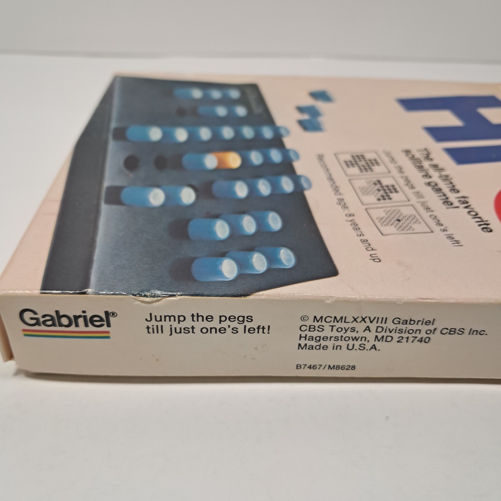 Hi-Q Solitaire Game Vintage 1978 Gabriel No.7120 Strategy COMPLETE