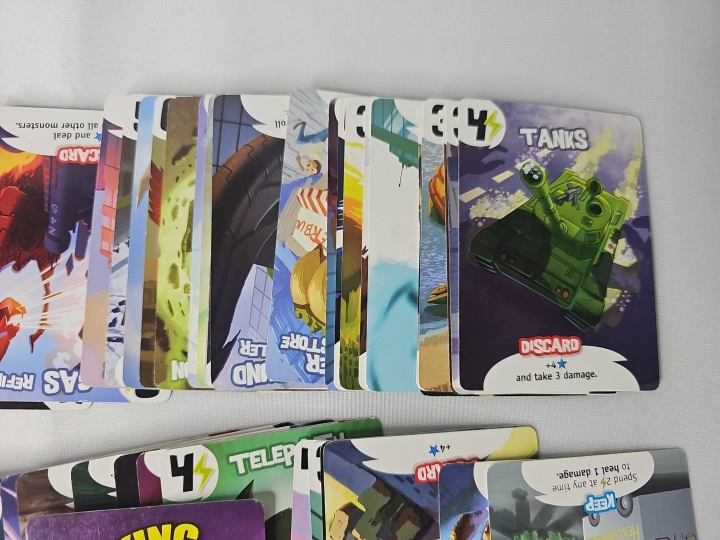 King Of Tokyo Replacement Part / Piece – 66 Cards