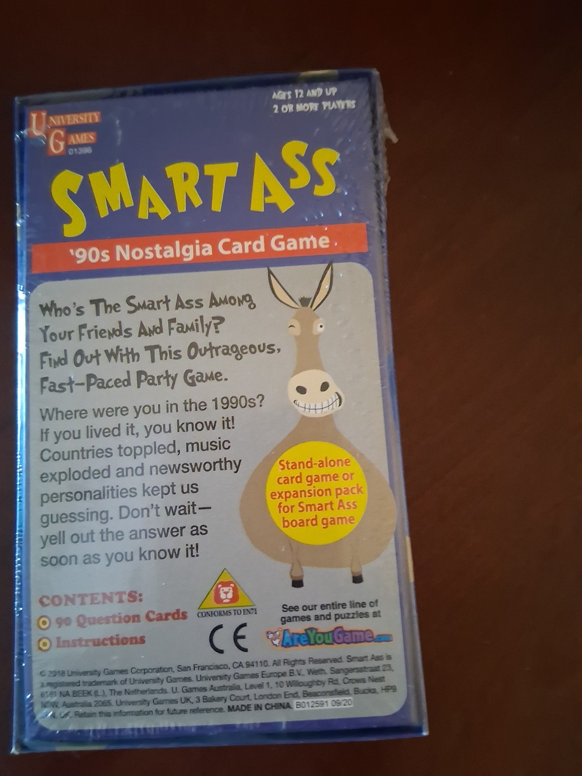 Smart A** Bingeworthy Stand-alone or Expansion Pack Card Game Light Blue complet