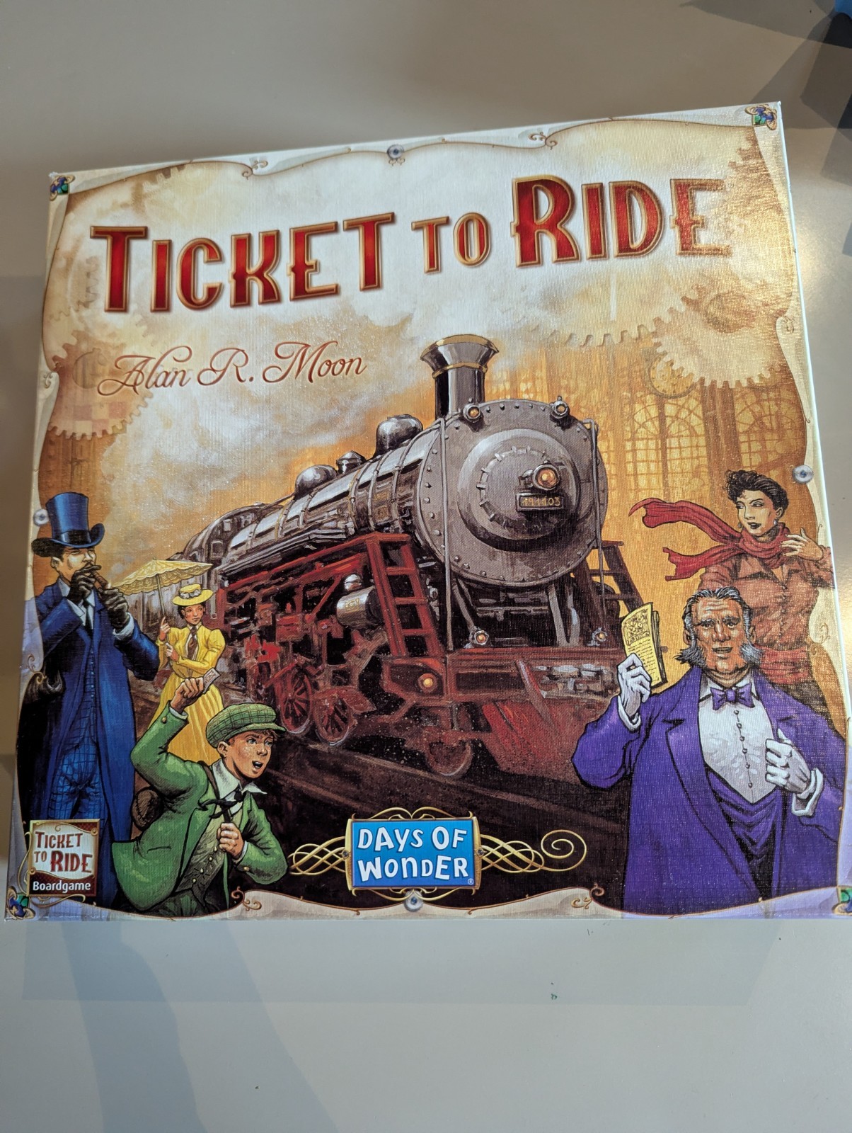 Ticket To Ride 15th Anniversary special Edition Days of Wonder Complete, sleeve