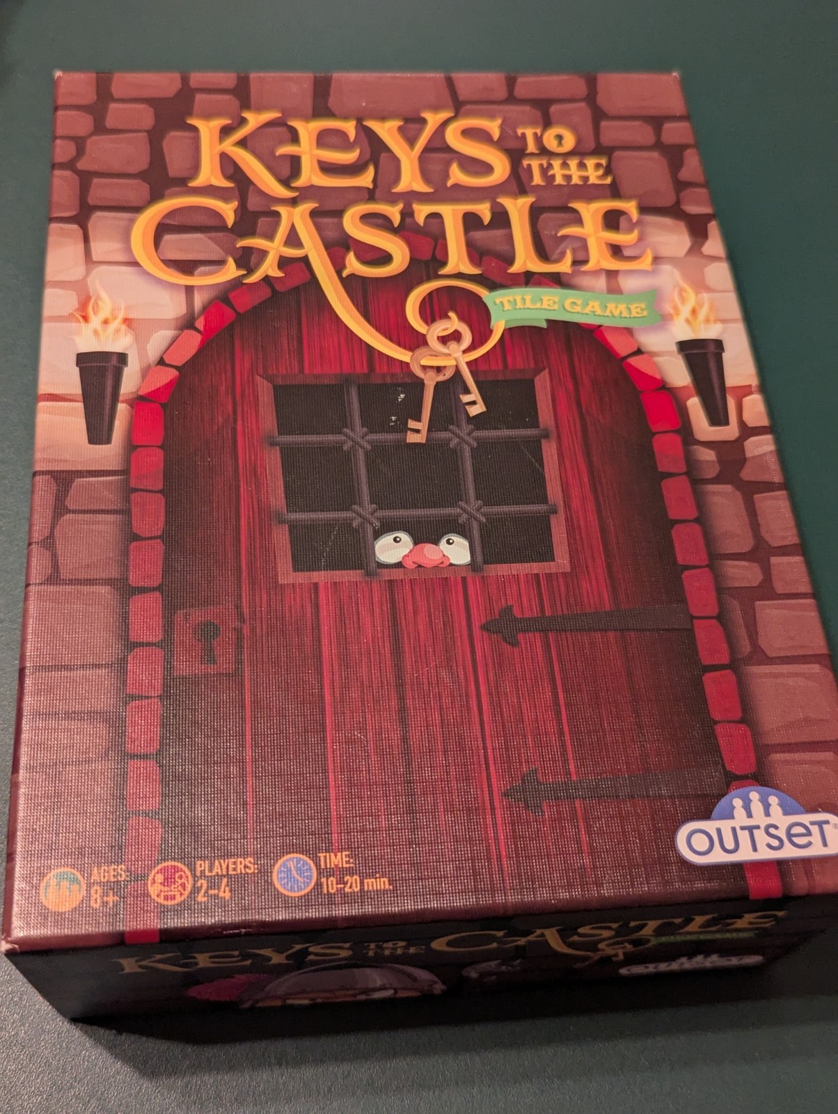 Outset ~ “Keys to the Castle” ~ Tile Game ~💯 Complete: Box Wear See Pic Game VG
